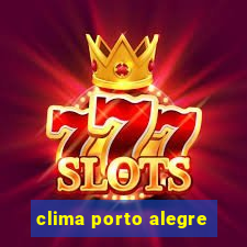 clima porto alegre